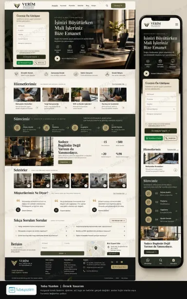 Sample website design for Accounting & Auditing Firms