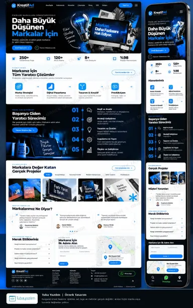 Sample website design for Advertising & Creative Agencies