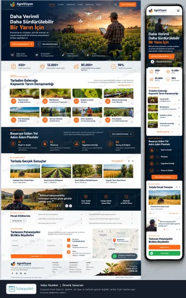 Sample website design for Agricultural Consultants & Soil Testing Labs