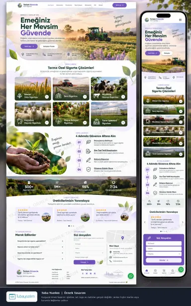 Agricultural Insurance — sample website design