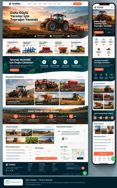 Agricultural Machinery — sample website design
