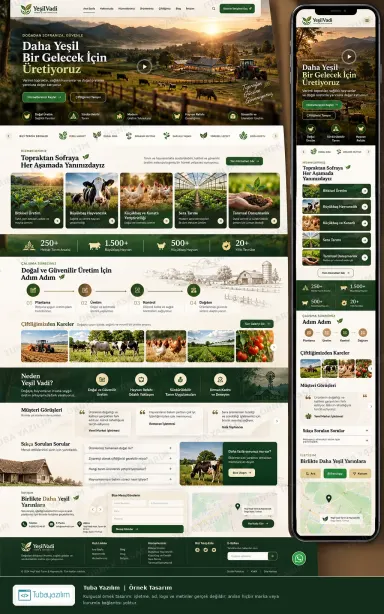 Agriculture & Livestock — sample website design