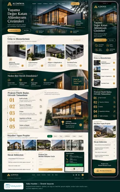 Sample website design for Metal Fabrication Workshops