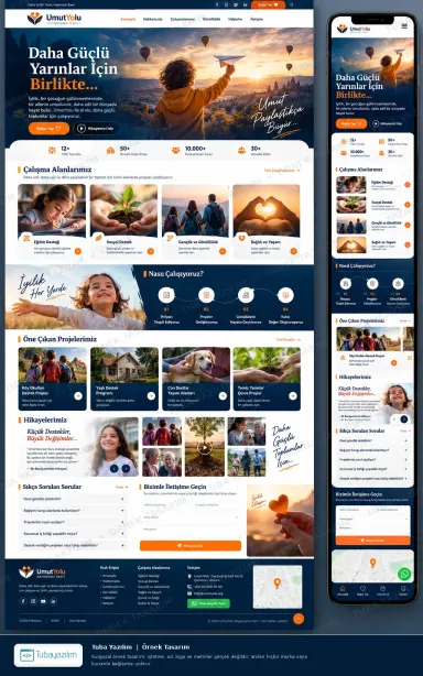 Associations & Foundations — sample website design