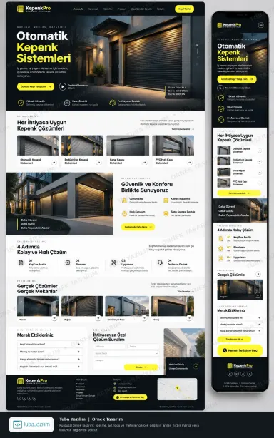 Sample website design for Roller Shutter Companies