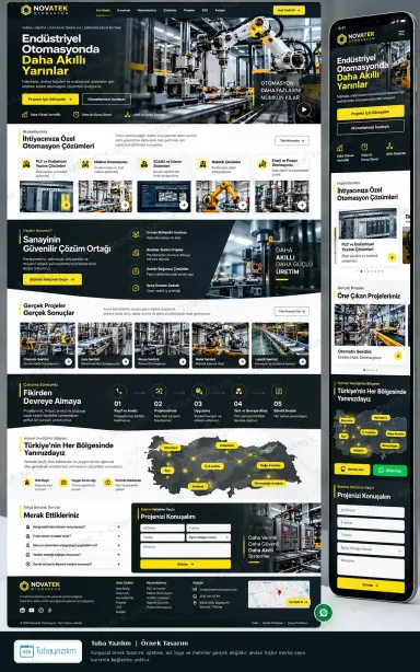 Sample website design for Industrial Automation Companies