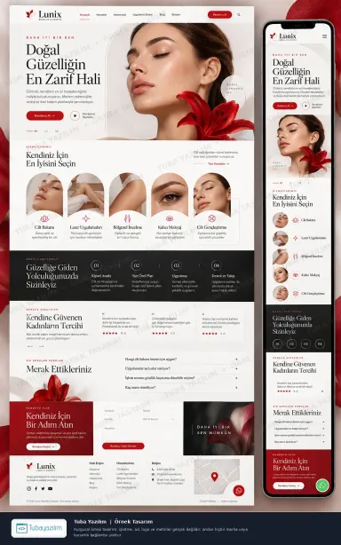 Beauty Salon & Aesthetics — sample website design
