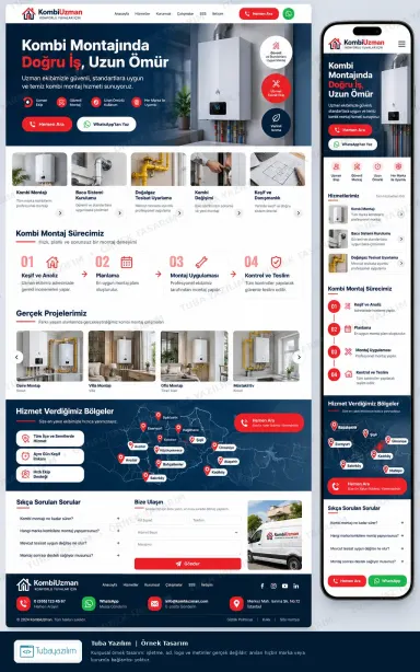 Sample website design for Boiler Installation & Repair Companies