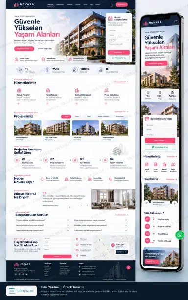 Sample website design for Construction Companies & General Contractors
