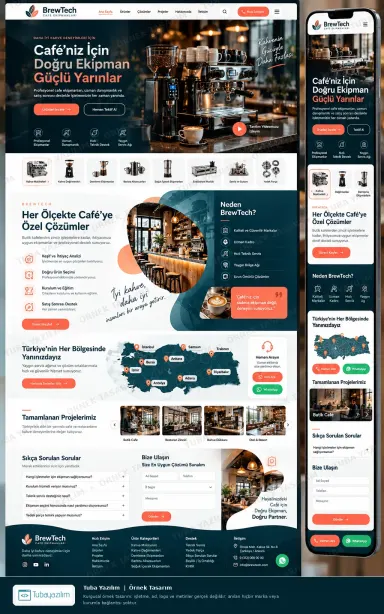 Sample website design for Restaurant & Cafe Equipment Suppliers