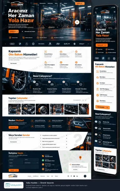 Sample website design for Car Wash & Detailing Centres