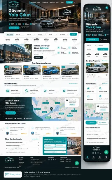Sample website design for Car Dealerships & Showrooms