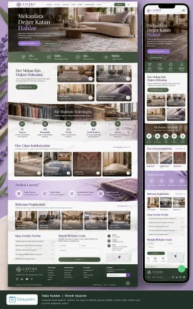 Sample website design for Carpet & Kilim Manufacturers