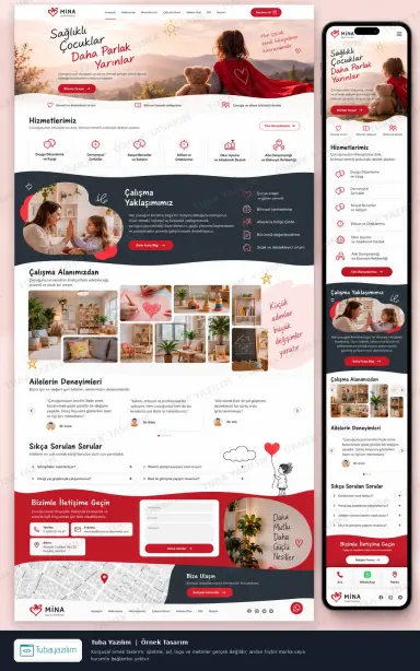 Sample website design for Child Development & Child Psychology Centres