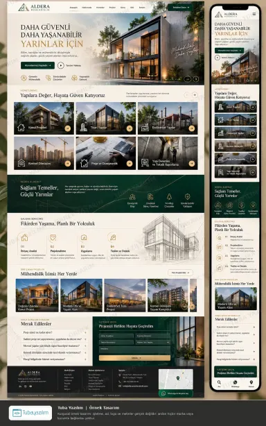 Sample website design for Civil Engineering & Infrastructure Companies