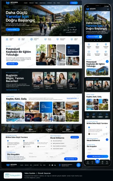 College — sample website design