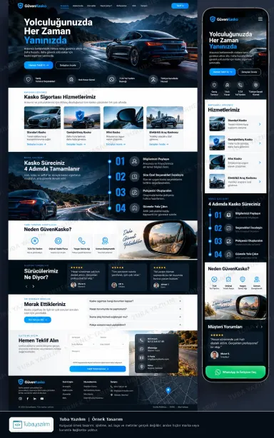 Sample website design for Motor Insurance Agencies