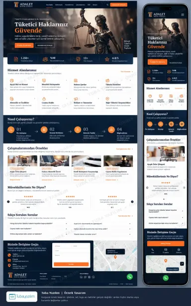 Sample website design for Consumer Rights Lawyers
