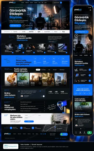 Sample website design for Content Marketing Agencies