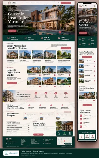 Contracting Company — sample website design