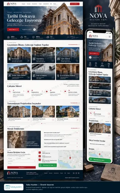 Sample website design for Construction Companies & General Contractors