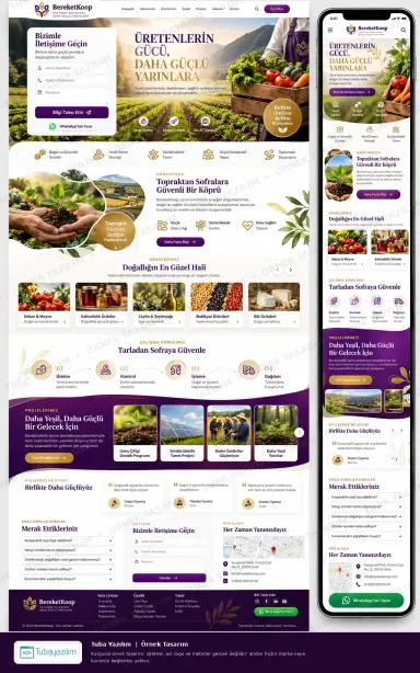 Sample website design for Cooperative Societies & Unions