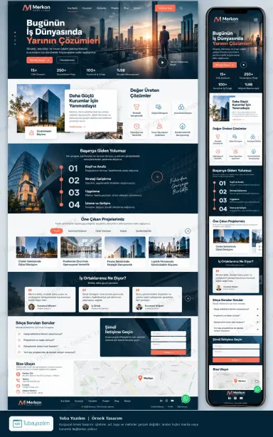Corporate Company Website — sample website design