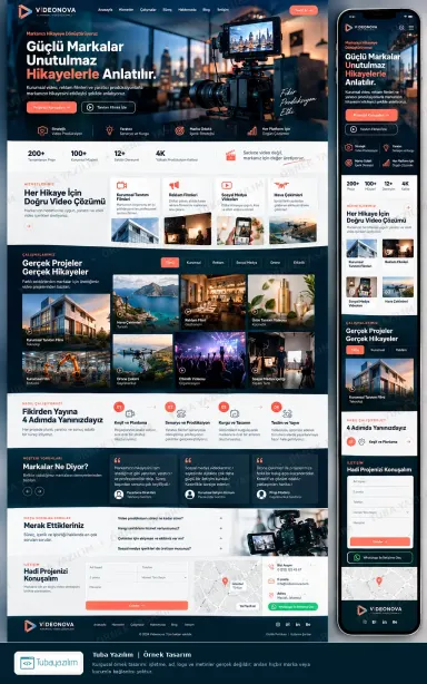 Corporate Video — sample website design