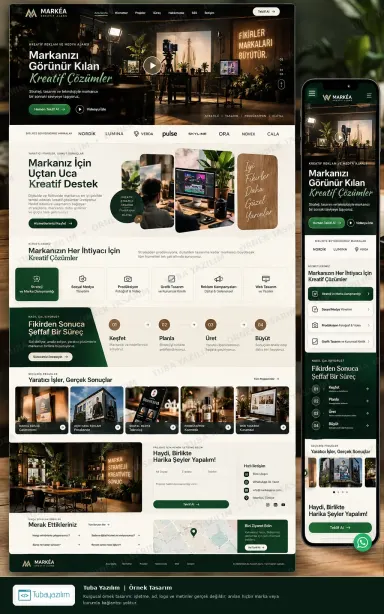 Sample website design for Advertising & Creative Agencies