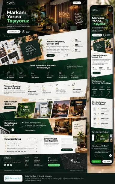 Sample website design for Advertising & Creative Agencies
