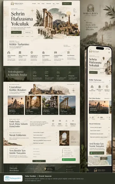 Sample website design for Tour Operators & Tour Guides