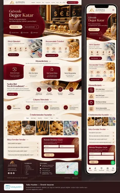 Sample website design for Jewellery Shops