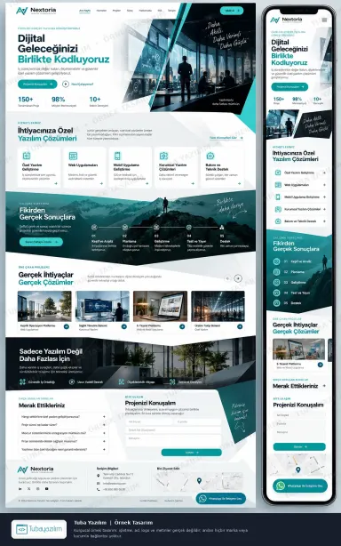 Sample website design for Software Development Companies