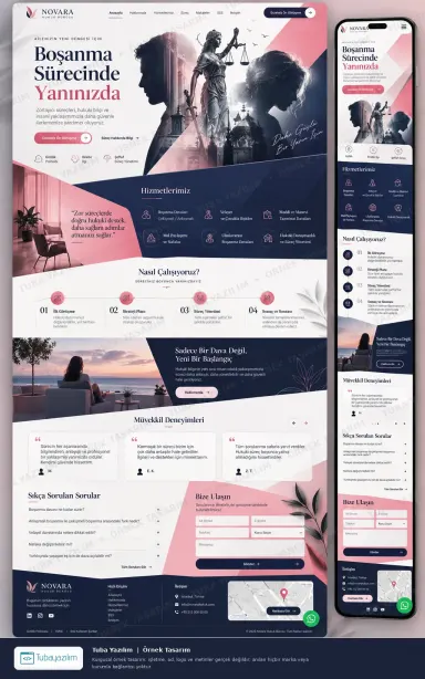 Divorce Lawyer — sample website design