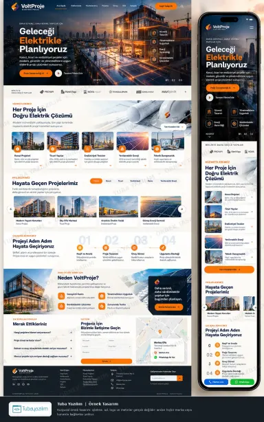 Sample website design for Electrical Engineering & Design Firms
