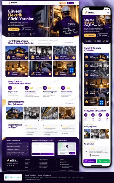 Electrical Installer — sample website design