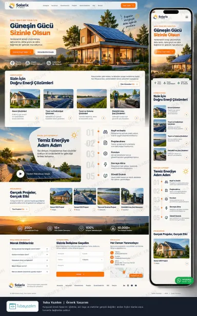 Sample website design for Renewable & Alternative Energy Companies