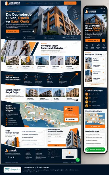 Facade Repair & Maintenance Services — sample website design