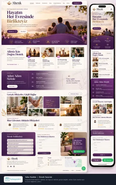Sample website design for Psychologists & Counselling Centres