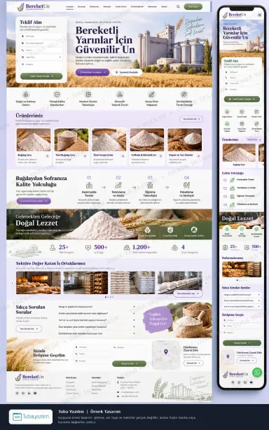 Flour Mill — sample website design