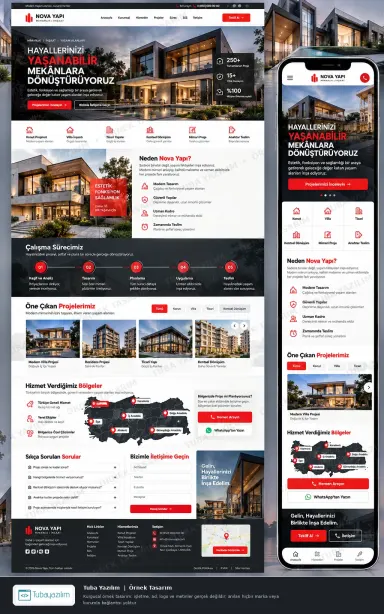 Sample website design for Engineering & Architectural Consultancies