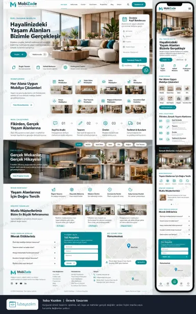 Sample website design for Furniture Shops & Manufacturers