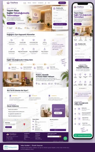 Sample website design for Medical Clinics & Polyclinics