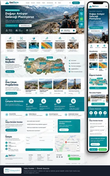 Sample website design for Geological & Geotechnical Engineers