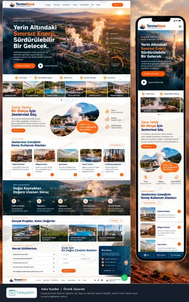 Sample website design for Renewable & Alternative Energy Companies