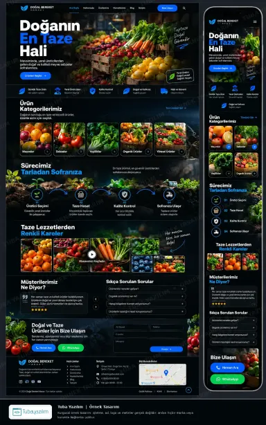Sample website design for Grocery Stores & Greengrocers