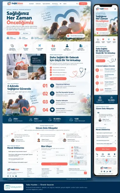 Sample website design for Health Insurance Agencies