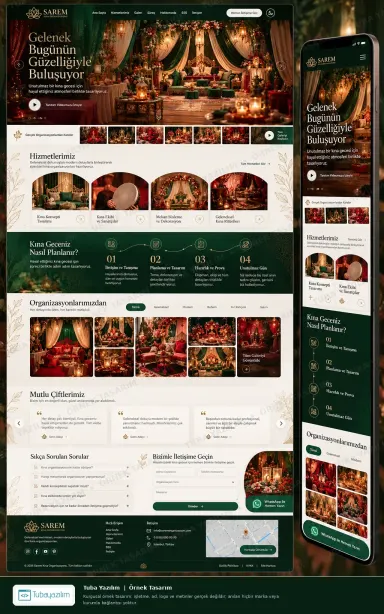 Henna Night Event Planning — sample website design