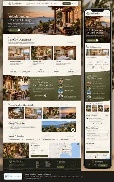 Sample website design for Hotels