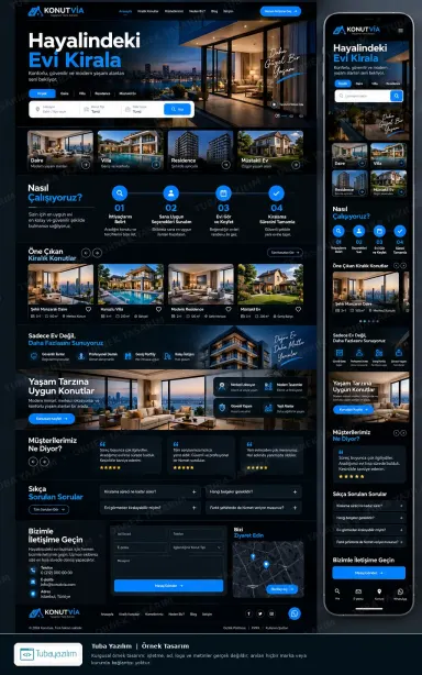 Sample website design for Property Rental & Leasing Agencies
